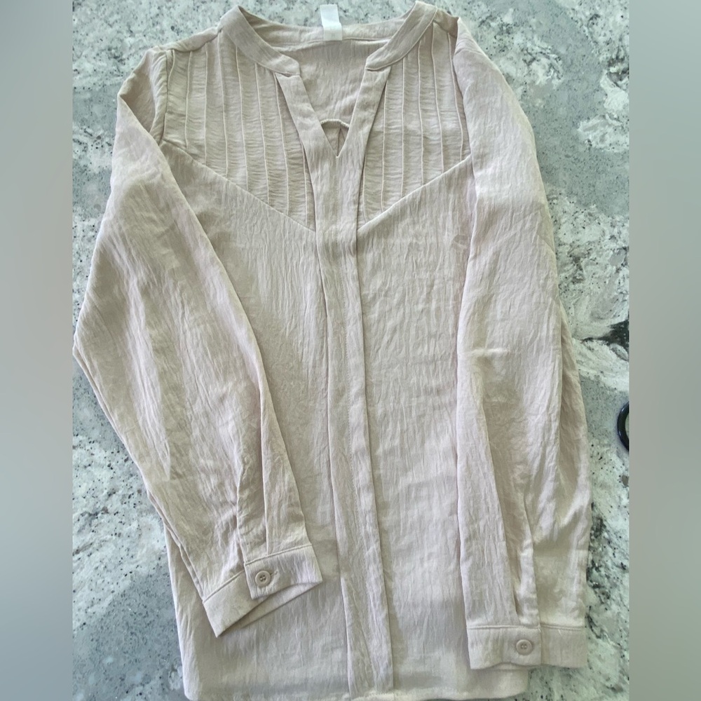 Nude color blouse - medium